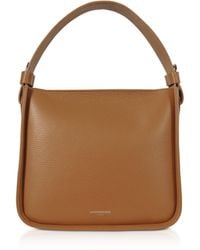 Le Parmentier - Duplo Medium Hammered Leather Top Handle Bag - Lyst