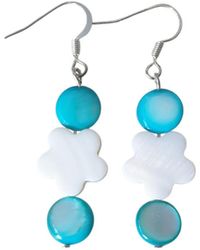 Way to Chic - Delicate Natural Shell Earrings - Lyst