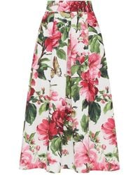 Sour Figs - Painterly Floral High-Waisted Maxi Skirt - Lyst