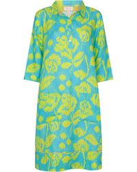 NoLoGo-chic - Up Town Linen Shirt Dress - Lyst