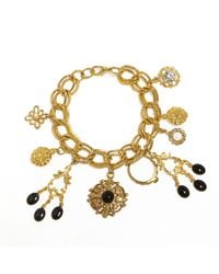 Caramel Vintage Jewellery - Vintage Plated Dorothy Bracelet - Lyst