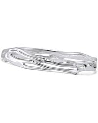 Isla Silver - Elegant Organic Sterling Bangle - Lyst