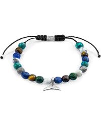 Anchor and Crew - Multi-Gem Whale Macrame Bracelet Recycled - Lyst