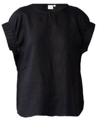 REISTOR - Hemp Top With Gathered Sleeve Detail - Lyst