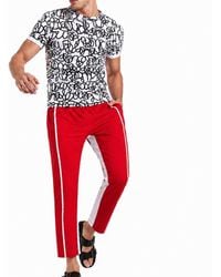 Chuks Collins - Graffiti Print Shirt & Pant Set - Lyst