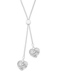 CarterGore - Wave Heart Sterling Slider Necklace - Lyst