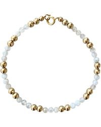 Herself Collections - Moonstone Bracelet - Lyst