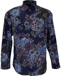 lords of harlech - Nicoli Marco Floral Cotton Shirt - Lyst