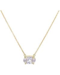 Onewildone - True Love Story Oval Solitaire Necklace - Lyst
