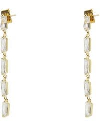 Argento Vivo - The Baguette Drop Earring - Lyst