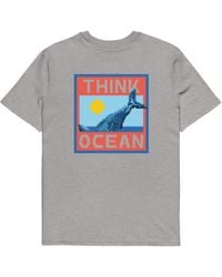 Anchor and Crew - Heather Think Ocean Whale Pixel Art Organic Cotton T-Shirt - Lyst