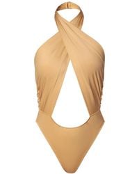 AGGI by HALEWSKI - Liv Body Suit With Open Back - Lyst