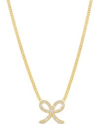 SHYMI - Pave Ribbon On A Curb Chain - Lyst