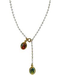 Alexie of Athens - Enamel Madonna Prayer Strand Necklace - Lyst