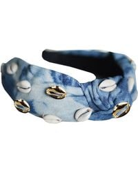 Adriana Pappas Designs - Denim Confetti Headband - Lyst