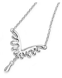 Lucy Quartermaine - Mini V Style Wave Necklace - Lyst