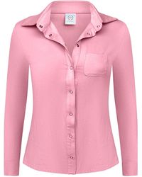 Why Mary - Simona Fitted Bamboo Long Sleeve Shirt - Lyst