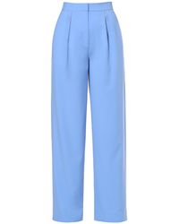 AGGI by HALEWSKI - Omena Long Wide Trousers With Slits - Lyst