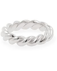 Cote Cache - Chunky Twist Ring - Lyst