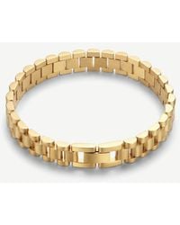 Elk & Bloom - 14K Chunky Watch Chain Link Bracelet - Lyst