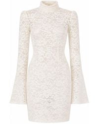 Mandragora - Neutrals Anya Dress Ecru - Lyst