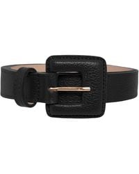 BeltBe - Mini Square Narrow Leather Belt - Lyst