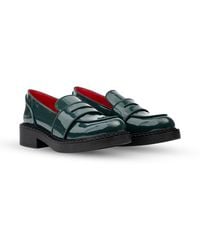 Rosamund Muir London - Stratford Dark Patent Loafers - Lyst