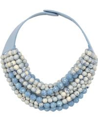 Fairchild Baldwin - Marbella Tie Dye Stone Cornflower Necklace - Lyst