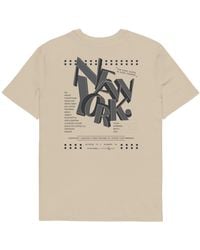 Anchor and Crew - Neutrals Desert Dust Gustatory New York Coffee Scene Organic Cotton Embroidered T-Shirt - Lyst