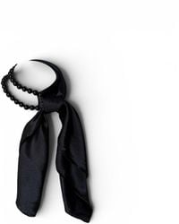 A'miss - Noir Scarf Necklace - Lyst