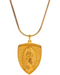 Ebru Jewelry - Sacred Virgin Mary Medallion Necklace - Lyst