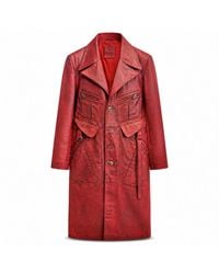 Zasta Studio - The Planet Long Coat Leather Jacket - Lyst