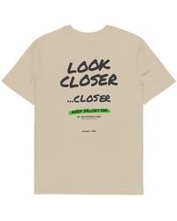 Anchor and Crew - Neutrals Desert Dust Small Print Annotations Organic Cotton T-Shirt - Lyst