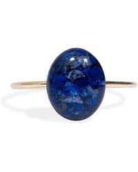 Kate Koel - Dainty Lapis Lazuli Ring — Oval-Filled Ring - Lyst