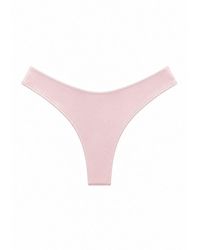 Montce - Pale Blush Silkie Lulu Zig-Zag Stitch Bikini Bottom - Lyst