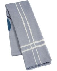 Heritagemoda - Luxury Wool-Silk Scarf – Hand-Painted With Deep & Charcoal Floral Design - Lyst