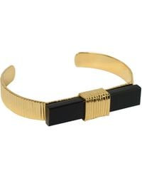YAA YAA LONDON - Quiet Luxury Collection Onyx Cuff Bracelet - Lyst