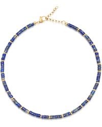 Nialaya - Heishi Lapis Choker With - Lyst