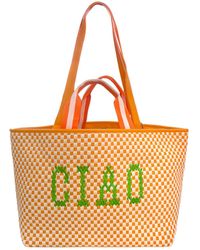 Lilly Loves - Embroidered Ciao Summer Bag - Lyst