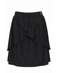 Conquista - Layered Skirt With Ruffle Detail – Elegant Contemporary Style - Lyst
