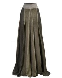 Zhenabia - Zhe Skirt Boho High Slit Maxi Skirt - Lyst