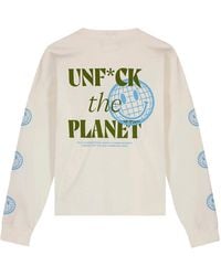 VLD - Neutrals Vondel Earth Lovers Long Sleeve T-Shirt - Lyst