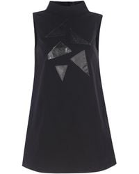 Mirimalist - Piton Triangle Mini Dress - Lyst