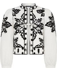 Rose & Nancy - Lori And Padded Embroidered Jacket - Lyst