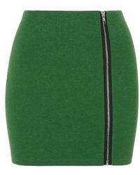 Conquista - Zip Detail Mini Skirt - Lyst