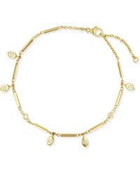 Jewelbird - Diamond Eye Charm Bracelet - Lyst