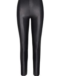 Commando - Faux Leather Control Smoothing Animal legging - Lyst