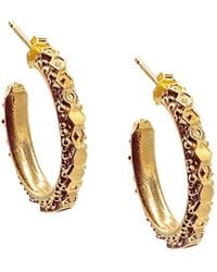 Dainty London - The Hebe Hoop Earrings - Lyst