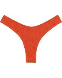 Montce - Tangerine Lulu Zig-Zag Stitch Bikini Bottom - Lyst