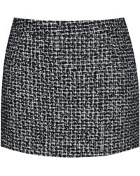 Miss Circle New York - Sandra & Tweed Mini Skirt - Lyst